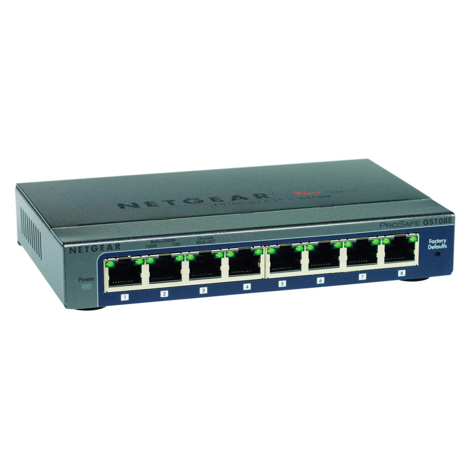 Коммутатор сетевой Netgear GS108E GS108E-300PES - купить в Киеве | Цена ...