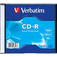 Диск CD Verbatim CD-R 700Mb 52x 1шт Slim Case Фото