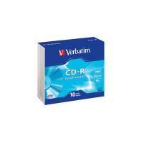 Диск CD Verbatim CD-R 700Mb 52x Slim case 10шт Extra Фото