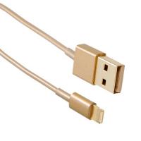 Дата кабель Drobak USB 2.0 AM to Lightning 1.0m Gold Фото