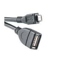Переходник PowerPlant OTG USB 2.0 AF to Micro 5P 0.10m Фото