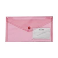 Папка - конверт Buromax DL (240x130мм) TRAVEL, red Фото