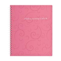 Блокнот Buromax spiral side, В5, 80sheets, Barocco, square, pink Фото