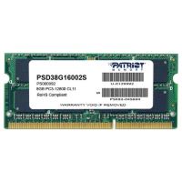 Модуль пам'яті для ноутбука Patriot SoDIMM DDR3 8GB 1600 MHz Фото