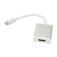 Переходник PowerPlant Type-C to HDMI F 0.15m Фото