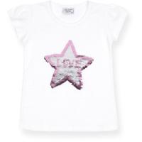Футболка детская Breeze со звездой из пайеток Фото
