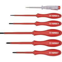 Набор отверток Topex 1000 В D155, 6 шт. Фото