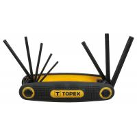 Набор инструментов Topex ключі шестигранні Torx T9-T40, набір 8 шт. Фото