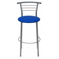 Барний стілець Примтекс плюс барный 1011 Hoker alum S-5132 Blue Фото
