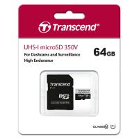Карта пам'яті Transcend 64GB microSDXC class 10 UHS-I U1 High Endurance Фото