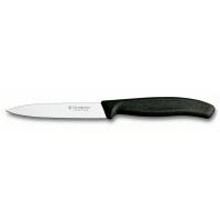 Кухонный нож Victorinox SwissClassic для нарезки 10 см, черный Фото