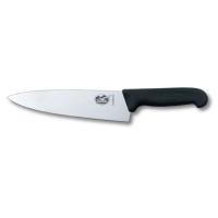 Кухонний ніж Victorinox Fibrox разделочный 20 см, черный Фото