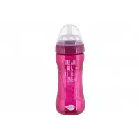 Бутылочка для кормления Nuvita Mimic Cool 330 мл пурпурная Фото