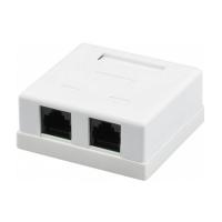 Компьютерная розетка Ritar RJ45x2 UTP, 8P8C, cat.5e Фото