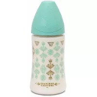 Бутылочка для кормления Suavinex Couture 270 мл зеленая Фото