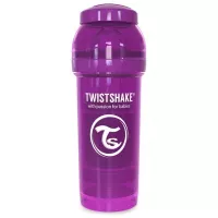 Бутылочка для кормления Twistshake антиколиковая 260 мл, фиолетовая Фото