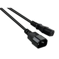 Кабель питания Vinga C13 to C14 1.8m Фото