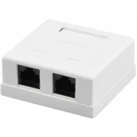 Компьютерная розетка Kingda RJ45x2 UTP cat.5e Фото
