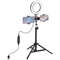 Набір блогера Puluz Ring USB LED lamp 6.2"+ tripod 0.7m Фото