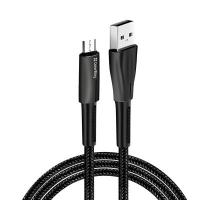 Дата кабель ColorWay USB 2.0 AM to Micro 5P 1.0m zinc alloy + led black Фото