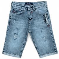 Шорти A-Yugi джинсовые с потертостями Фото