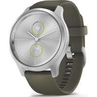 Смарт-часы Garmin vivomove Style, Silver, Moss, Silicone Фото