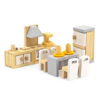Ігровий набір Viga Toys Деревянная мебель для кукол PolarB Кухня и столова Фото