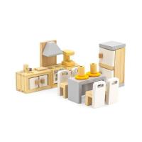Ігровий набір Viga Toys Дерев'яні меблі для ляльок PolarB Кухня і їдальня Фото