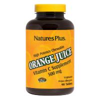 Витамин Natures Plus Витамин С, Orange Juice Vitamin C, 500 мг, Nature' Фото