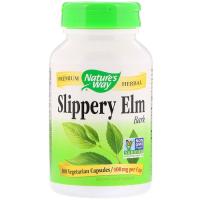 Травы Nature's Way Скользкий Вяз, Slippery Elm Bark, 400 мг 100 капс Фото