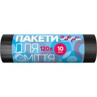 Пакети для сміття Добра Господарочка чорні 120 л 10 шт. Фото