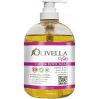 Рідке мило Olivella Фиалка на основе оливкового масла 500 мл Фото