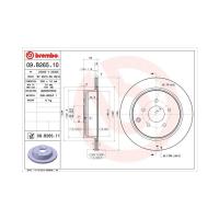 Гальмівний диск Brembo 09.B265.11 Фото