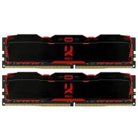 Модуль пам'яті для комп'ютера Goodram DDR4 16GB (2X8GB) 3200 MHz IRDM X Black Фото