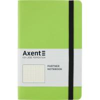 Книга записна Axent Partner Soft 125х195 мм в точку 96 аркушів Салатов Фото