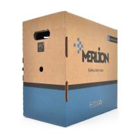 Кабель мережевий Merlion UTP 305м КВП 4*2*0,54, cat.6 [СCA] Фото