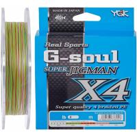 Шнур YGK Super Jig Man X4 200m Multi Color 0.6/0.128mm 12lb Фото