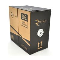 Кабель сетевой Ritar FTP 305м, cat 6, CU, КВПЭ 4*2*0,54мм, White, indoo Фото