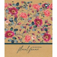 Тетрадь Yes А5 Floral Frame Крафт 18 листов линия 5 дизайнов Фото