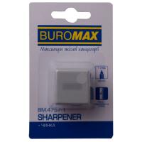 Точилка Buromax CUBE RUBBER TOUCH пластиковий корпус контейнер Фото