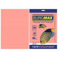 Папір Buromax А4, 80g, NEON pink, 20sh Фото