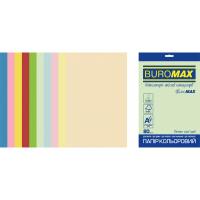 Бумага Buromax А4, 80g, PASTEL+INTENSIVE, 10colors, 50sh, EUROMAX Фото