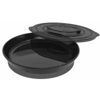 Набор детской посуды Twistshake 6 + тарілочка чорна Фото