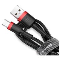 Дата кабель Baseus USB 2.0 AM to USB-C 2.0m 2A red-black Фото