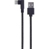 Дата кабель Cablexpert USB 2.0 AM to Type-C 0.2m corner Фото