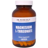 Мінерали Dr. Mercola Магний L-Треонат, Magnesium L-Threonate, 90 капсу Фото
