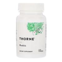 Трави Thorne Research Родиола, Rhodiola, 100 мг, 60 капсул Фото