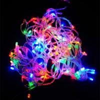 Гирлянда Novogod`ko нитка, 100 LED, Color, 5 м, мерехтіння Фото
