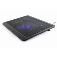 Подставка для ноутбука Gembird до 15", 1x120 mm fan, black Фото