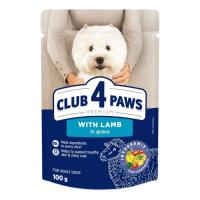 Вологий корм для собак Club 4 Paws для малих порід з ягням у соусі 100 г Фото